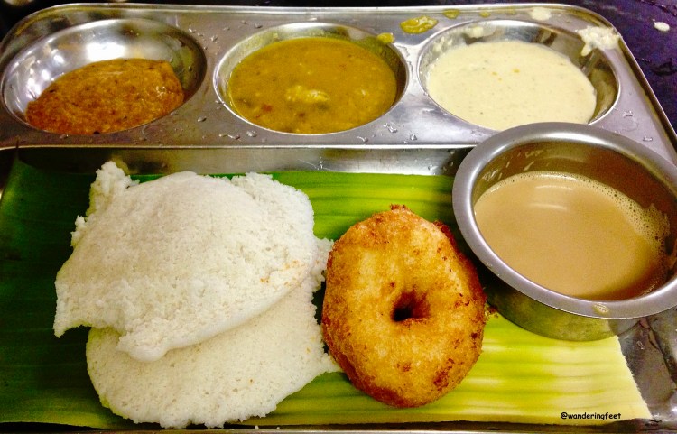 Traditional South Indian breakfast