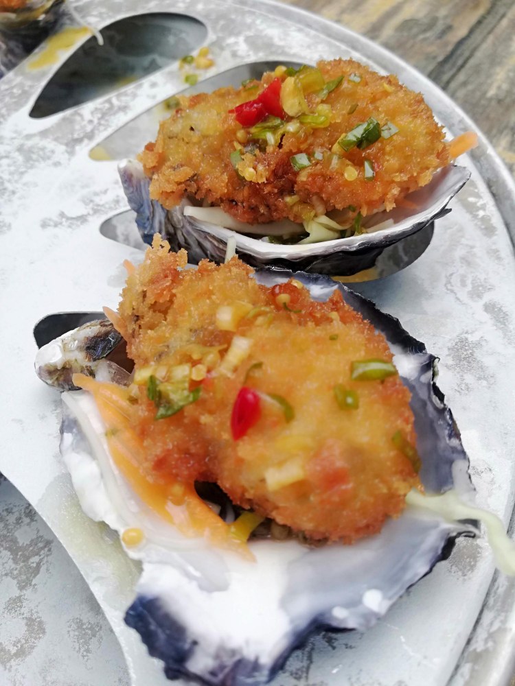 Asian Fusion Oysters at Get Shucked