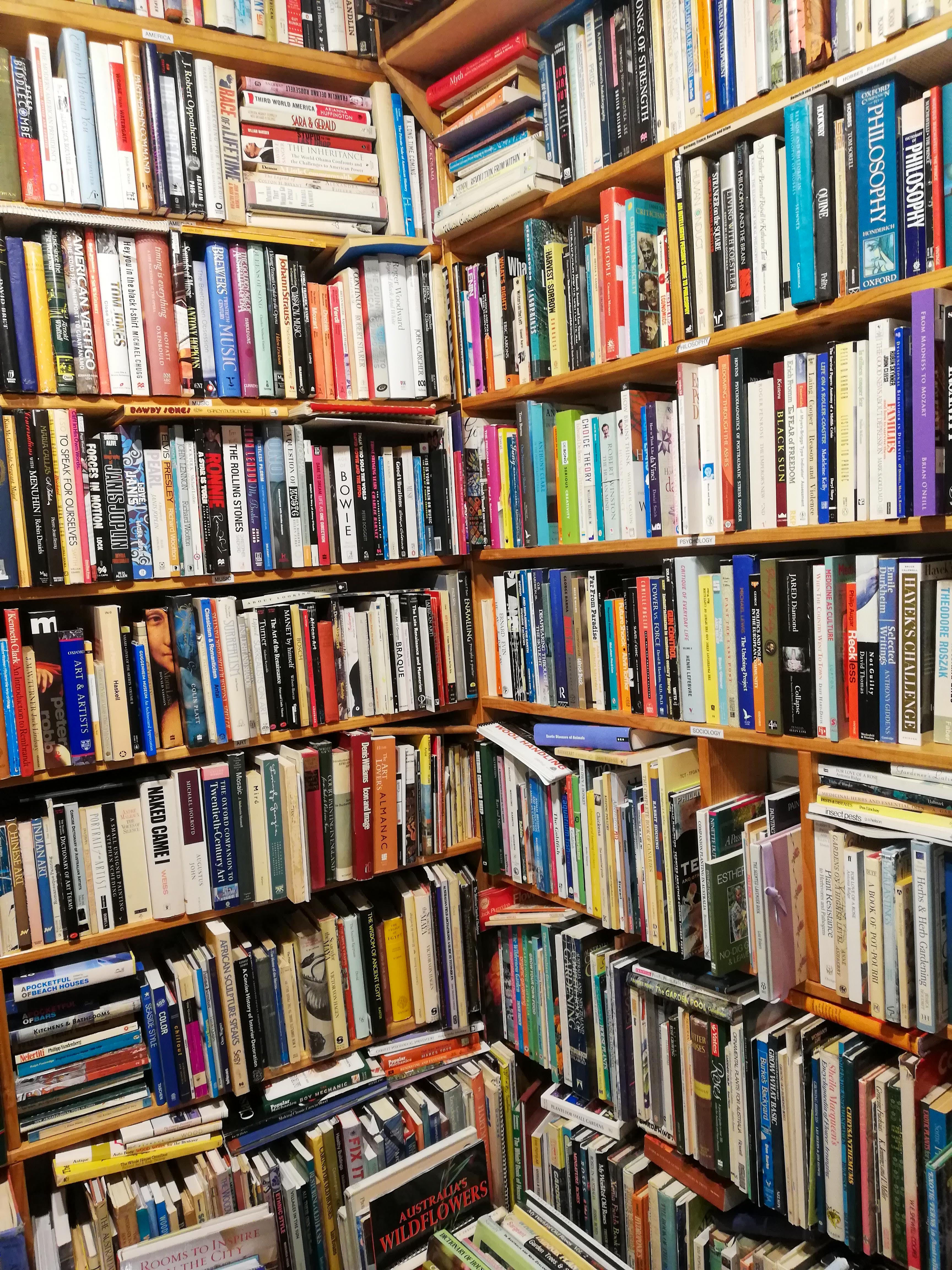 Book Store inside Salamanca Market